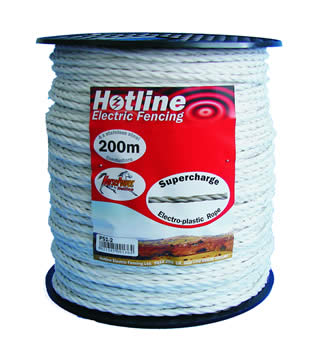 Hotline White 5mm Rope 200m - P51-2